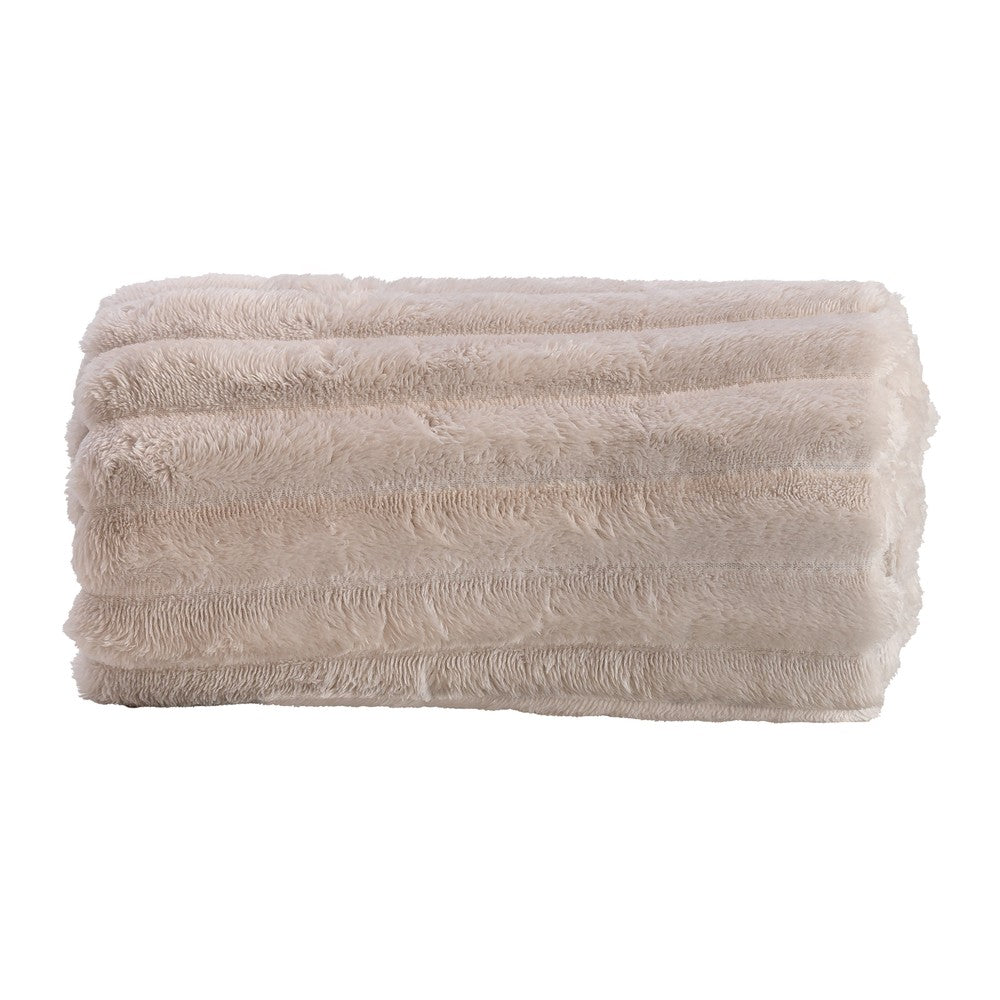 Manta Decorativa Cozy Flannel 127cm x 152cm Cinza Poliéster - Lyor