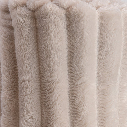 Manta Decorativa Cozy Flannel 127cm x 152cm Cinza Poliéster - Lyor
