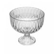 Centro de Mesa com Pé Diamond 23cm x 21,5cm Cristal - Lyor