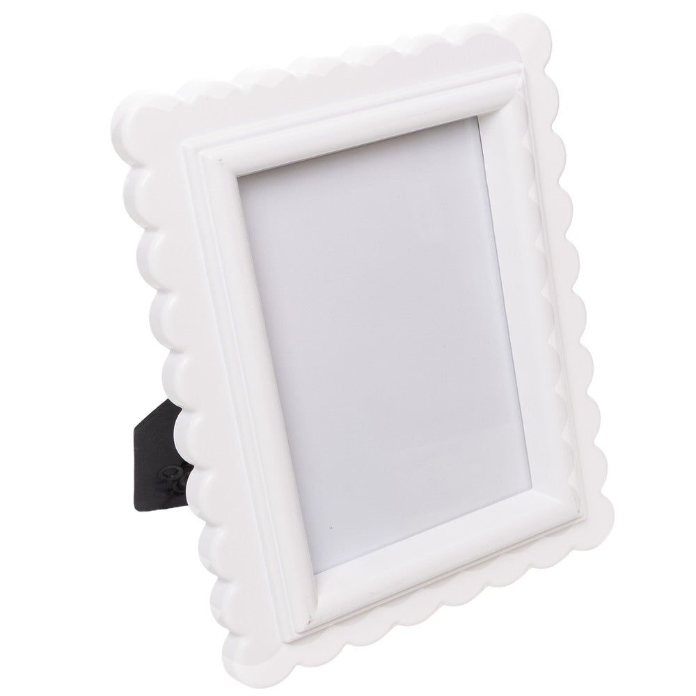 Porta-Retrato Ondine 15cm x 20m Branco PP - Lyor