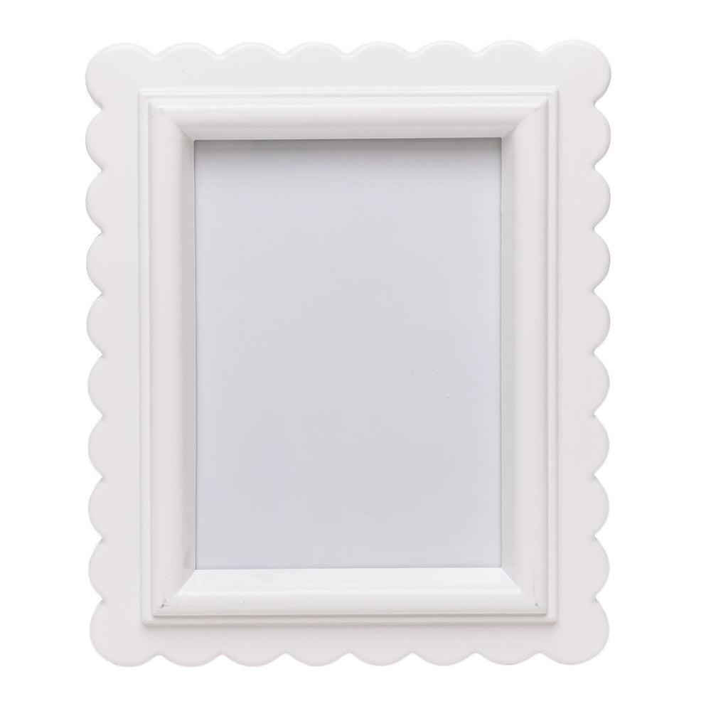 Porta-Retrato Ondine 15cm x 20m Branco PP - Lyor