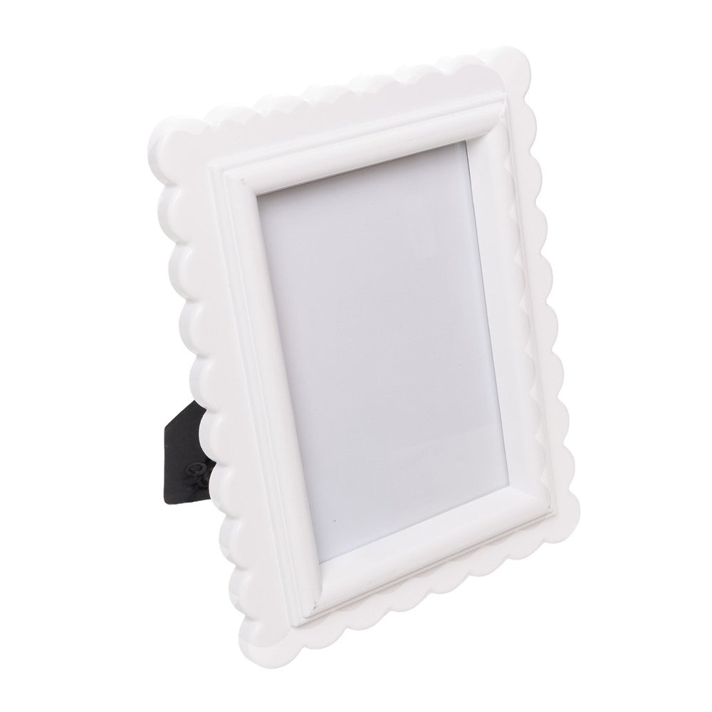 Porta-Retrato Ondine 10cm x 15cm Branco PP - Lyor
