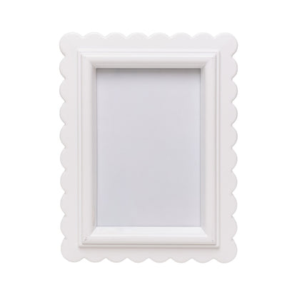 Porta-Retrato Ondine 10cm x 15cm Branco PP - Lyor