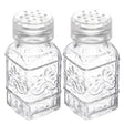 Jogo 2 Porta-condimentos com Tampa Plástica Arabela 80ml Vidro - Lyor