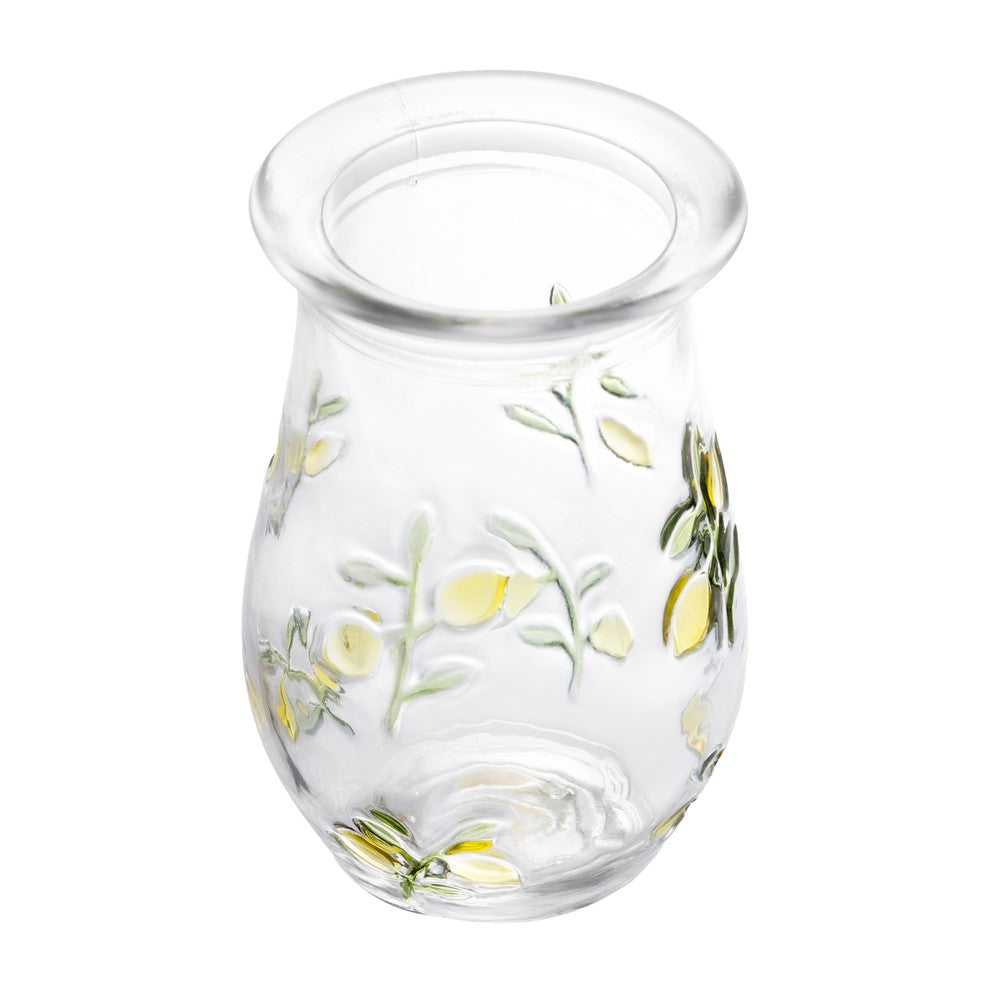 Vaso Siciliano Hand Painting 13cm Vidro - Lyor