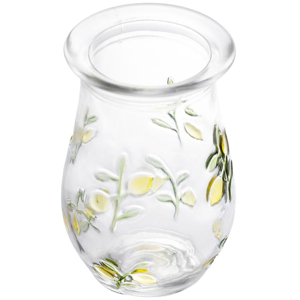 Vaso Siciliano Hand Painting 16cm Vidro - Lyor