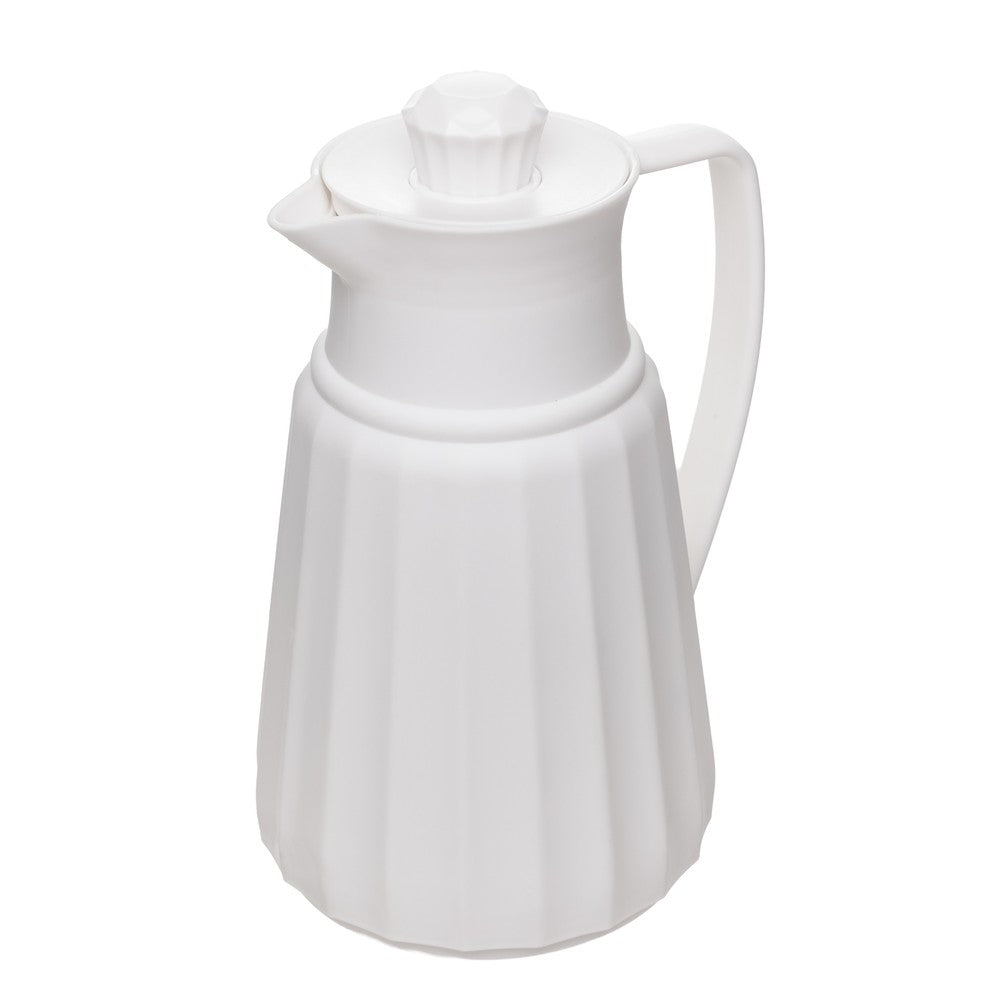 Garrafa Térmica Princess  1L Branca Plástico  - Lyor