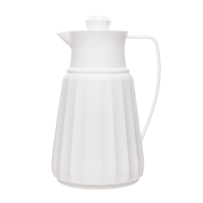 Garrafa Térmica Princess  1L Branca Plástico  - Lyor