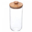 Porta Mantimento com Tampa de Bambu Ekoa 1,4L Vidro Borossilicato - Wolff