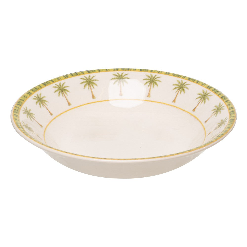 Jogo de jantar 16 Peças Tropicale Branco Cerâmica - Lyor