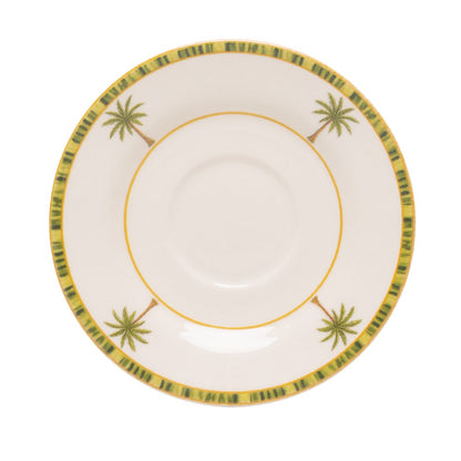 Jogo de jantar 16 Peças Tropicale Branco Cerâmica - Lyor