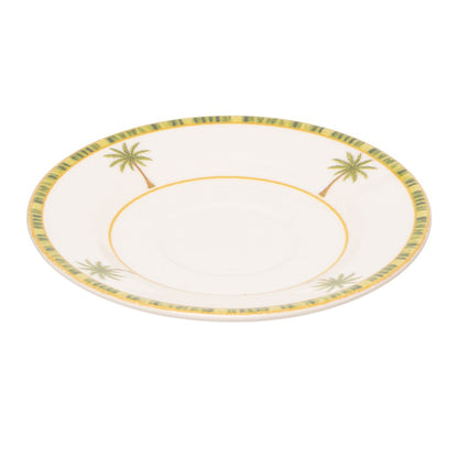 Jogo de jantar 16 Peças Tropicale Branco Cerâmica - Lyor