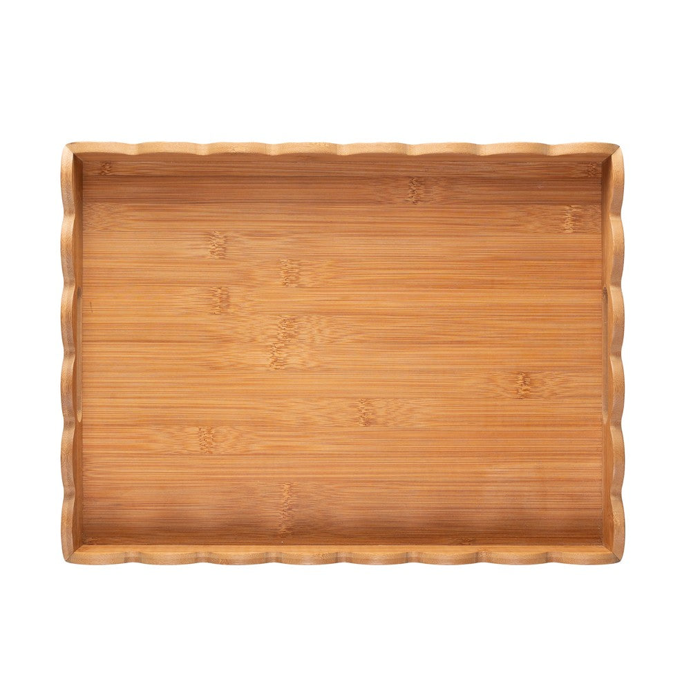 Bandeja Darker 40cm x 30cm Marrom Bambu - Wolff