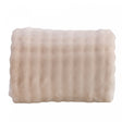 Manta Decorativa Mellow Flannel 127cm x 152cm Bege Poliéster - Wolff