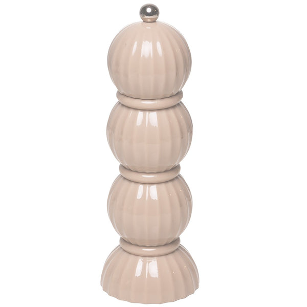 Moedor para Sal e Pimenta 7cm   x 11cm Nude Plástico - Wolff