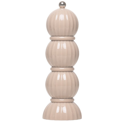 Moedor para Sal e Pimenta 7cm   x 11cm Nude Plástico - Wolff