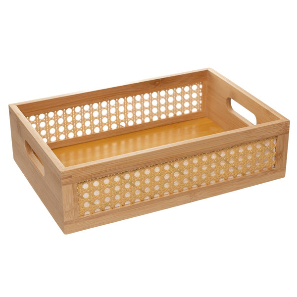Organizador Treliça 33cm x 22cm x 9cm Natural MDF - Wolff