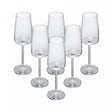 Jogo 6 Taças de Champagne Alex Optic 210ml Cristal Ecológico Bohemia - Wolff