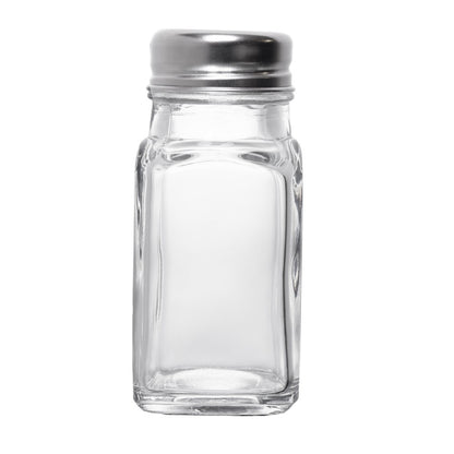 Pimenteiro com Tampa Aço Inox 80ml Vidro - Rojemac Profissional