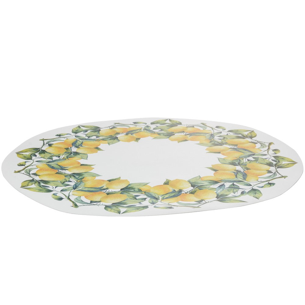 Conjunto 6 Lugares Americanos Limão Siciliano 38cm Plástico AM - Lyor