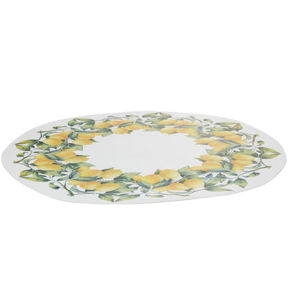 Conjunto 6 Lugares Americanos Limão Siciliano 38cm Plástico AM - Lyor