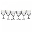 Conjunto 6 Taças de Água New Butterfly com Fio de Ouro 320ml Cristal Ecológico - Lyor