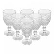 Conjunto 6 Taças de Água Coração 330Ml Cristal Ecológico - Lyor