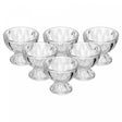 Conjunto 6 Taças de Sobremesa De Cristal Ecológico Diamond 120Ml - Lyor