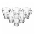 Conjunto 6 Xícaras Para Café De Cristal Radial 160Ml - Lyor