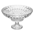 Centro de Mesa de Cristal com Pé Diamond 32cm x 20cm - Lyor