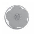 Coletor de Cabelos para Máquina de Lavar em Plástico e Poliéster Flor Cinza 16cm x 9,5cm - Lyor