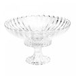 Centro de Mesa de Cristal com Pé Geneva 32cm x 20cm - Wolff