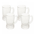 Conjunto 4 Canecas para Chopp e Cerveja de Vidro Frankfurt 565ml - Lyor