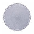 Jogo Americano de Polipropileno Branco e Preto 38cm - Wolff