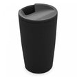 Copo Térmico de Bambu e PP Parede Dupla com Tampa Preto 500ml - Lyor
