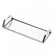 Bandeja de Aço Inox com Espelho 30cm x 12cm x 5cm - Wolff