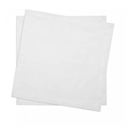 Conjunto 2 Guardanapos de Algodão Branco 40cm x 40cm - Wolff