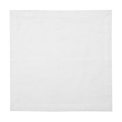 Conjunto 2 Guardanapos de Algodão Branco 40cm x 40cm - Wolff