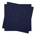 Conjunto 2 Guardanapos de Algodão Azul Escuro 40cm x 40cm - Wolff