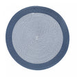 Jogo Americano de Polipropileno Azul/ Branco 38cm - Wolff