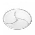 Petisqueira de Cristal Pearl 23cm x 2,5cm x 23cm - Wolff