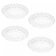 Conjunto 4 Pratos de Cristal Pearl 10cm - Wolff