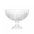 Centro de Mesa de Cristal com Pé Queen 25cm x 20cm - Wolff
