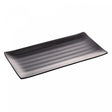 Travessa Retangular de Melamina Tóquio Preta 30cm x 15cm x 2,5cm - Lyor