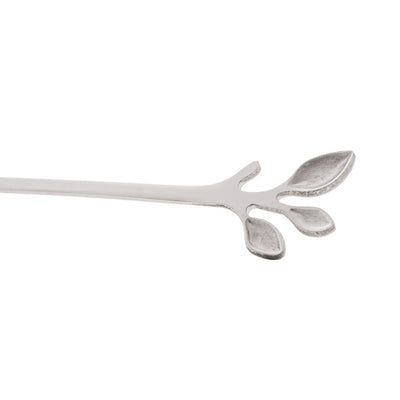 Conjunto 4 Espátulas de Aço Inox Leaves Prata - Wolff