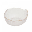 Bowl de Cristal Martelado com Borda Dourada Taj 19cm x 10cm - Wolff
