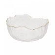 Bowl de Cristal Martelado com Borda Dourada Taj 13cm x 6,5cm - Wolff