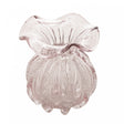 Vaso de Vidro Italy Rosa Claro 11,5cm x 13cm - Wolff