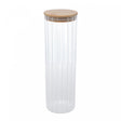 Porta Mantimento de Vidro Borossilicato com Tampa de Bambu 1,3L - Wolff