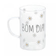 Conjunto 2 Canecas de Vidro Borossilicato Bom Dia 280ml - Wolff